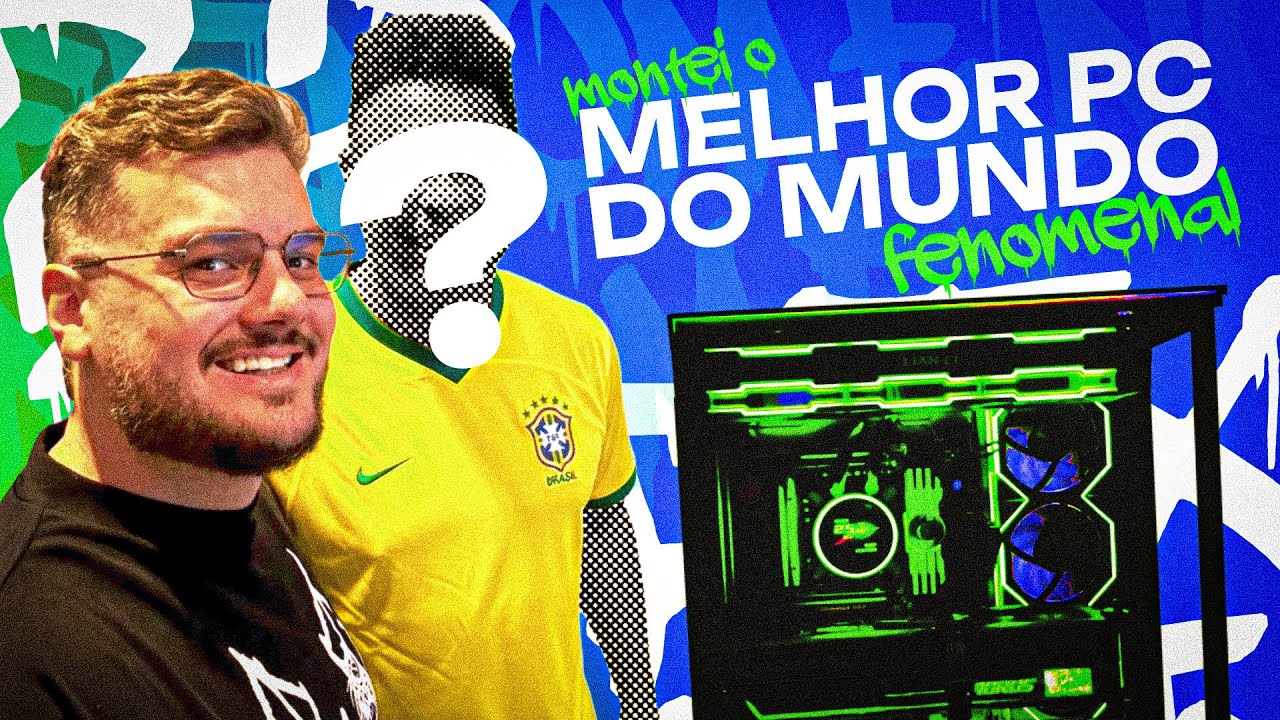 O PC MAIS FORTE e FENOMENAL QUE EU JA MONTEI - 9800X3d + RTX 5090 + LIAN LI