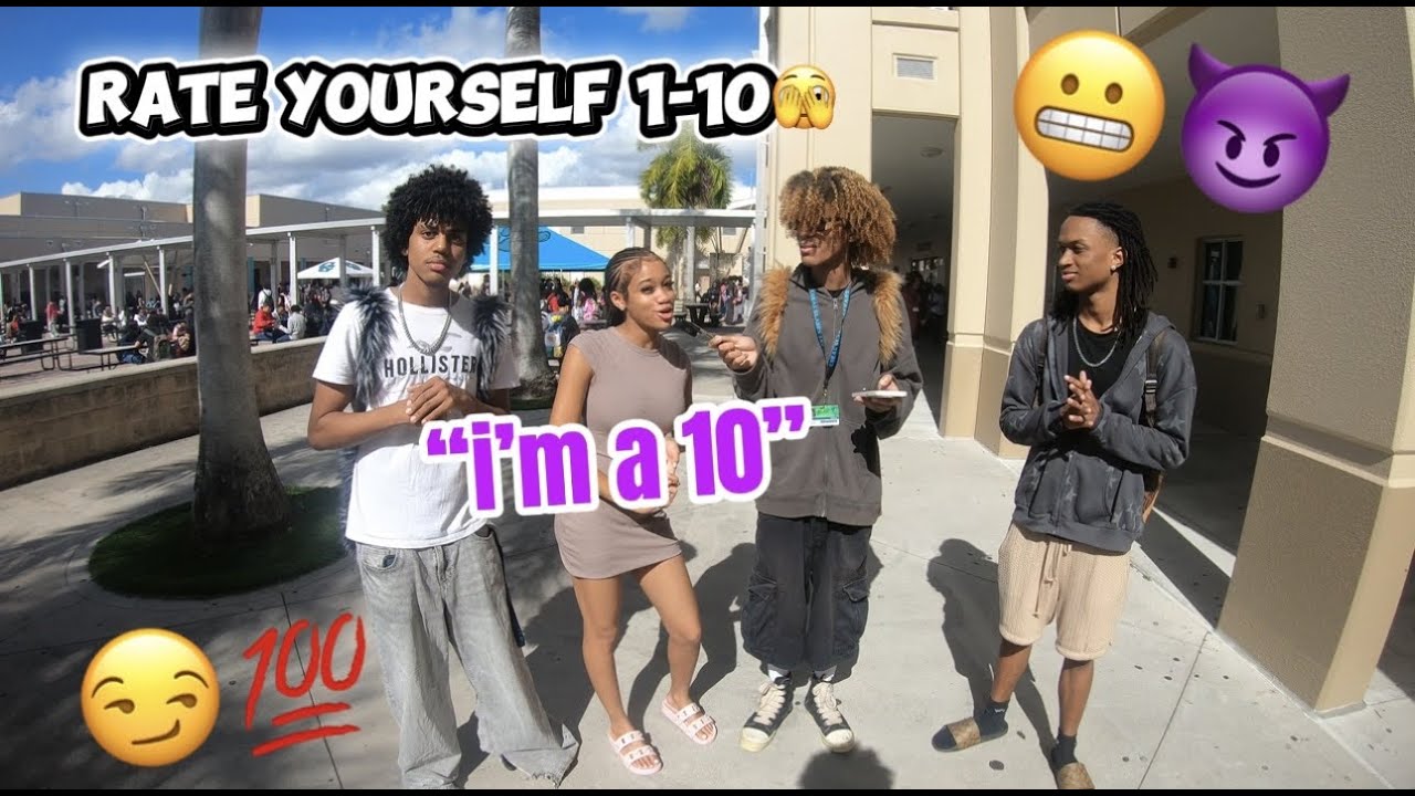 Rate Yourself & Your Classmates 1-10😏 (PART 2) (High School Edition)