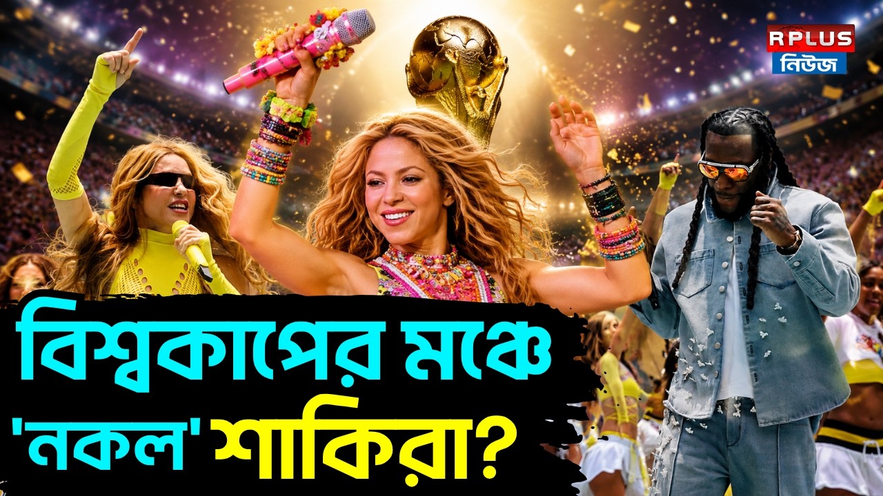 Fifa World Cup 2026: বিশ্বকাপের মঞ্চে 'নকল' শাকিরা ? | Shakira Controversy | FIFA Opening Ceremony