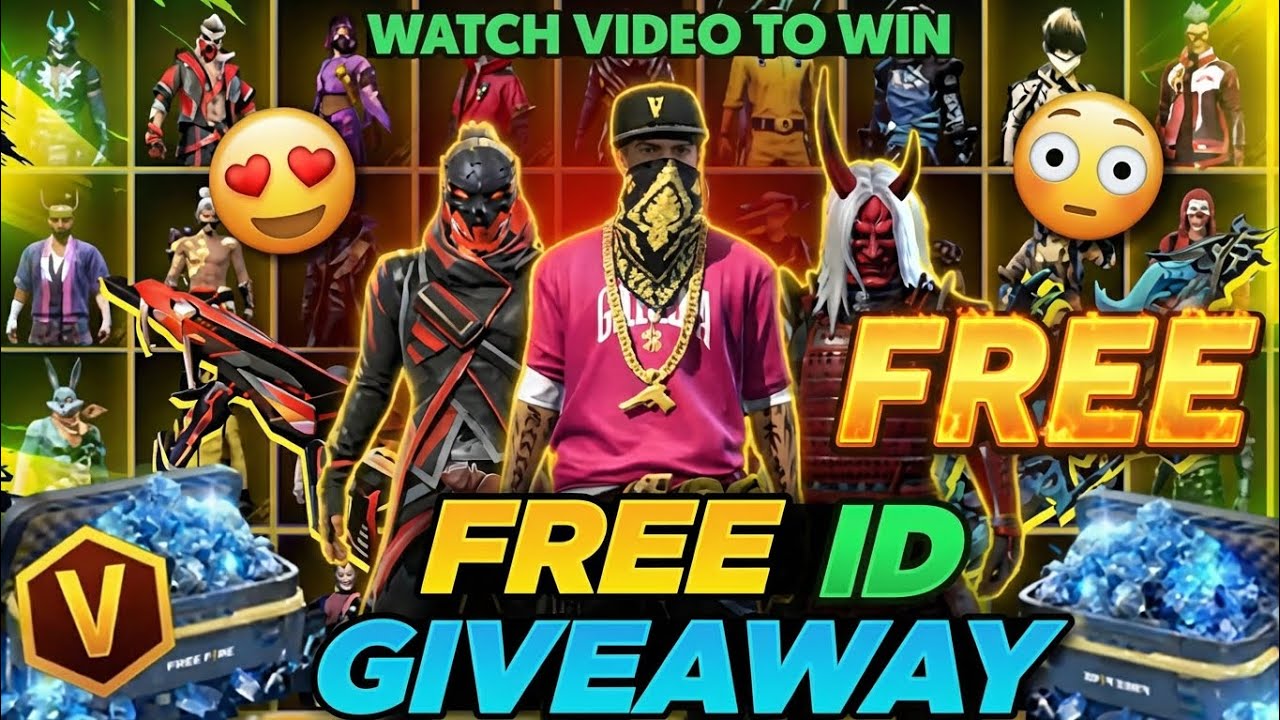 🎁 FREE ID GIVEAWAY! 😱 Just For Subscribers | Jaldi Loot Lo! 🔥