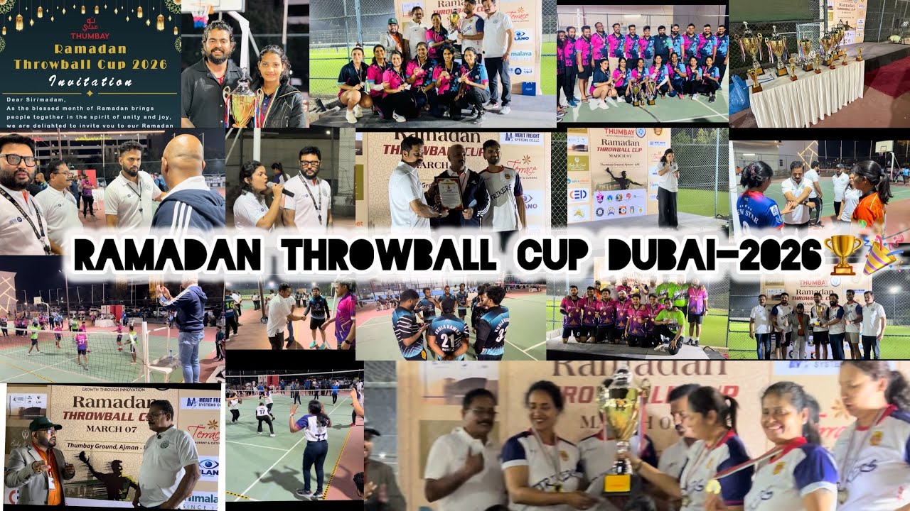 RAMADAN THROWBALL CUP DUBAI-2026 🏆🏐🎊
