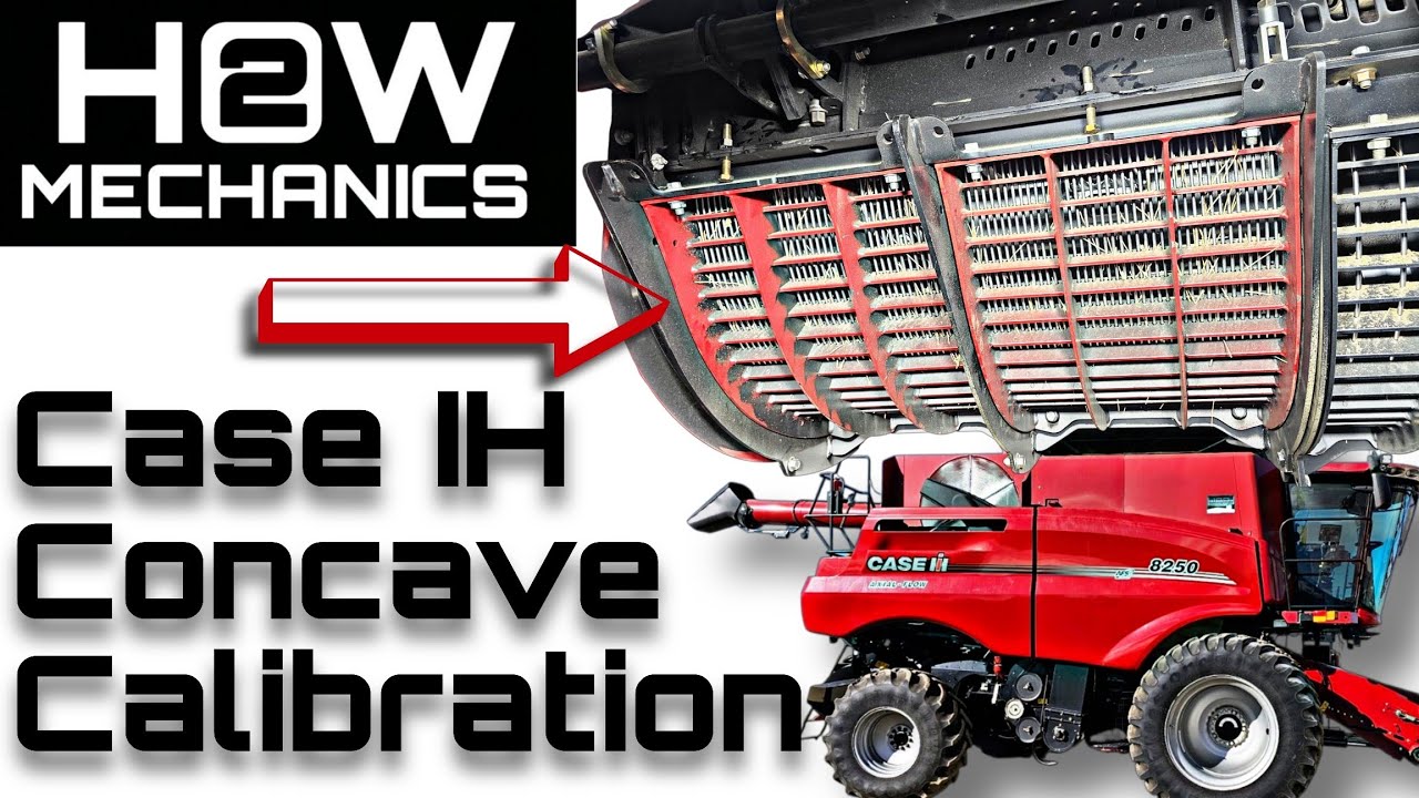 Как откалибровать подбарабанья на комбайне Case-IH
