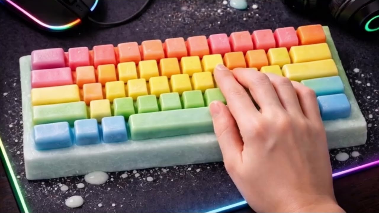 Soap, toothpaste, sugar… and I'm typing on this? ASMR triggers
