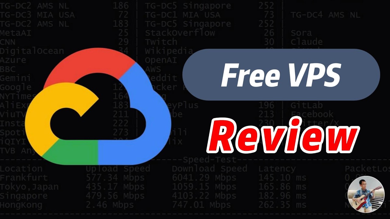 Google Cloud Free VPS Review: Speed & Hardware Performance Test!