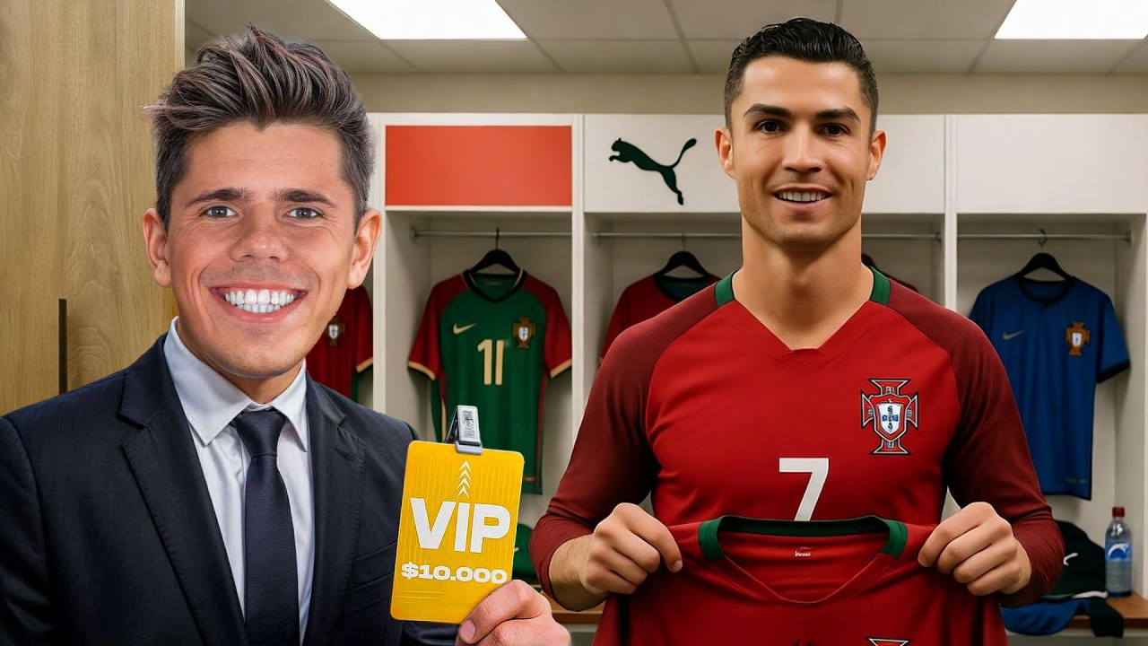 DOSTAŁEM BILET VIP, aby SPOTKAĆ RONALDO 🔥