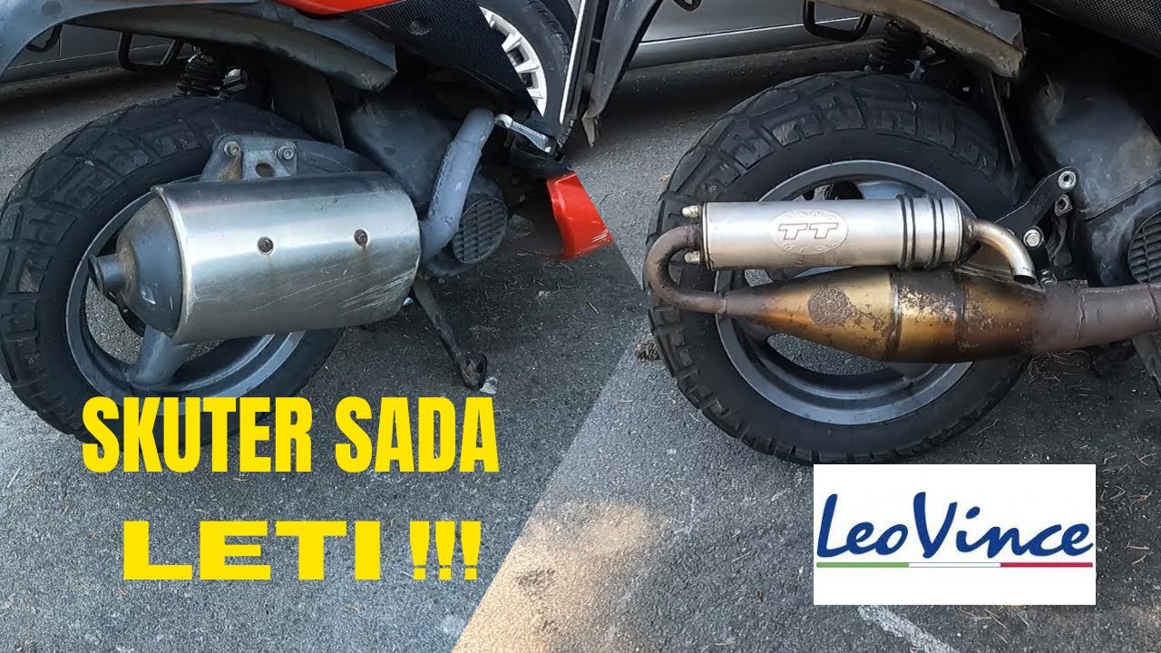 STAVLJAM LeoVince AUSPUH NA SKUTER OD 100 KUBIKA//SADA LETI!!!!