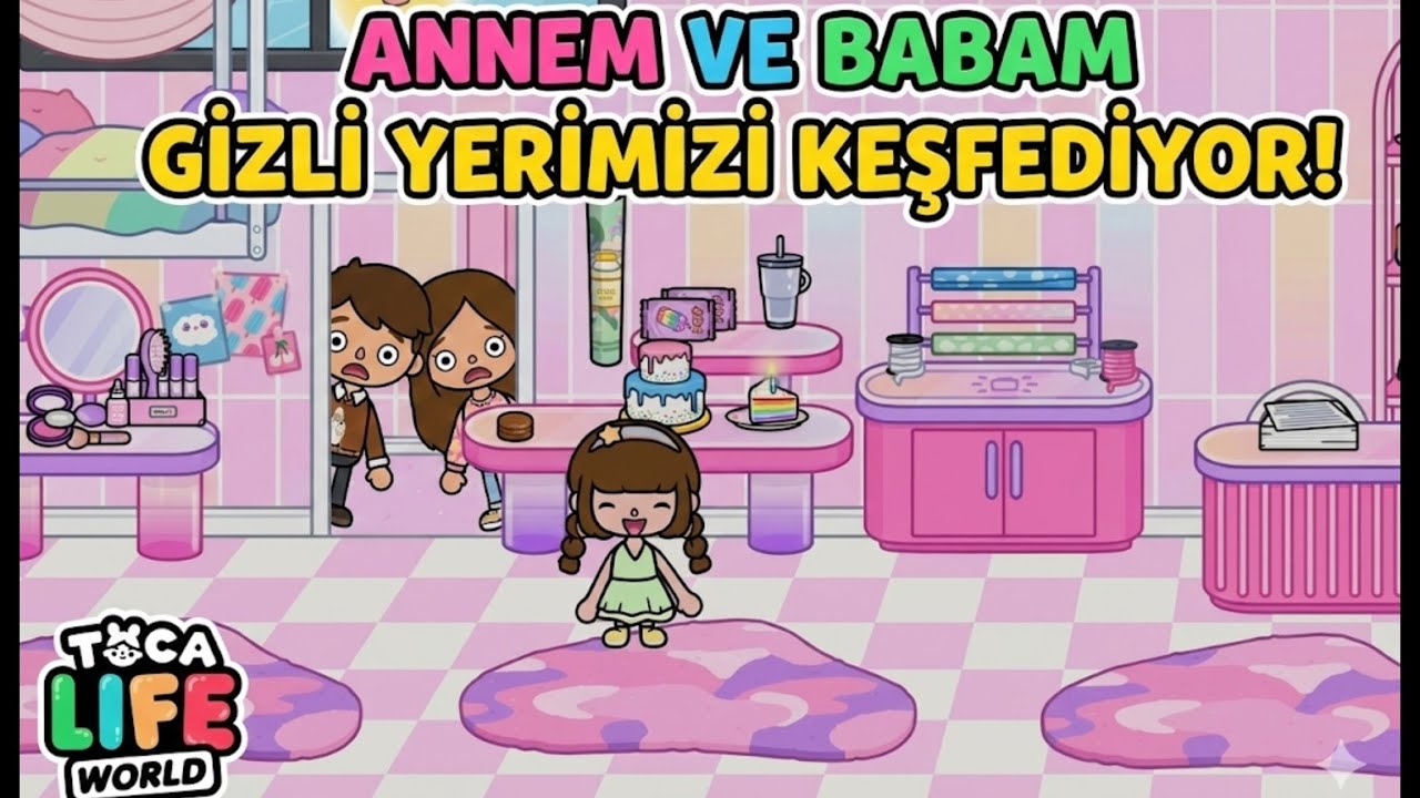 İNANAMIYORUM! 😱 Annem ve Babam GİZLİ YERİMİZİ Buldu! (Toca Boca)