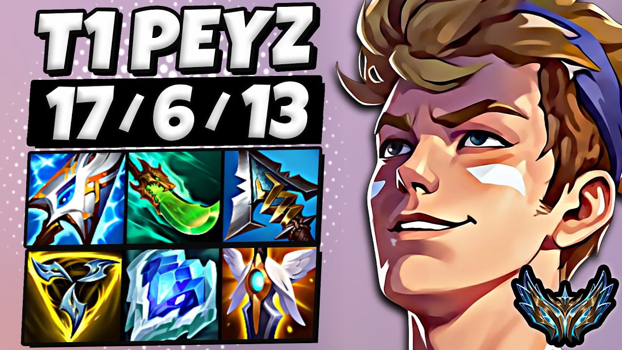 T1 Peyz Ezreal vs Draven [ ADC ] Korea Challenger 2445 LP | Patch 26.7