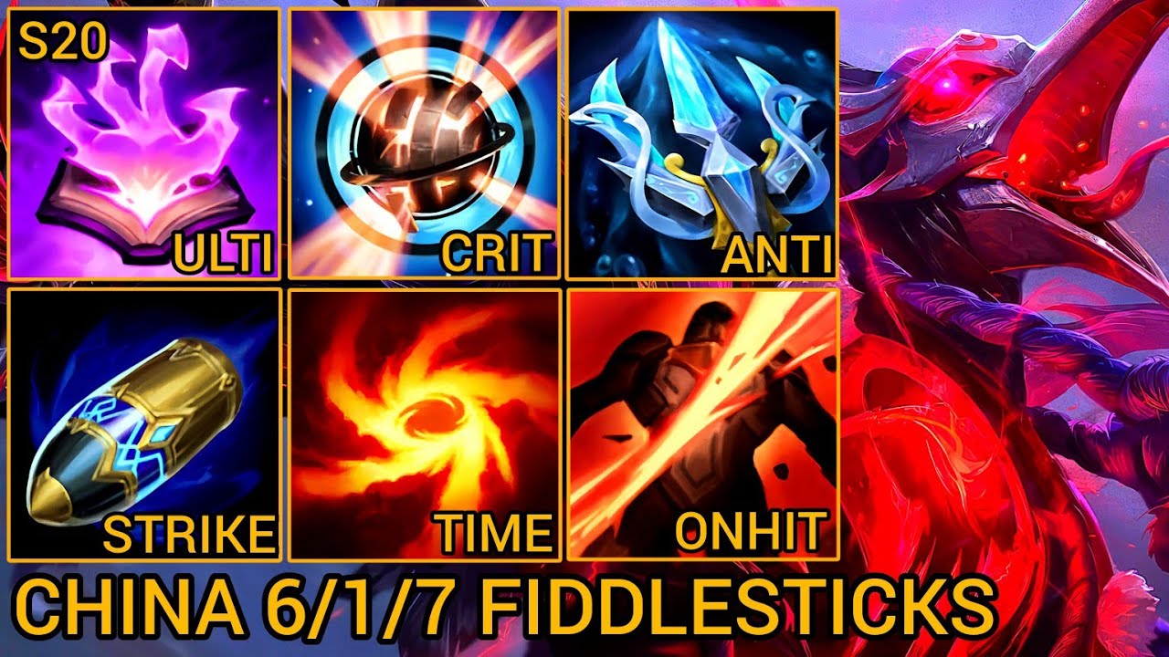 FIDDLESTICKS Absolute Burst Jungle - China Wild Rift New Build & Runes By Tiarty