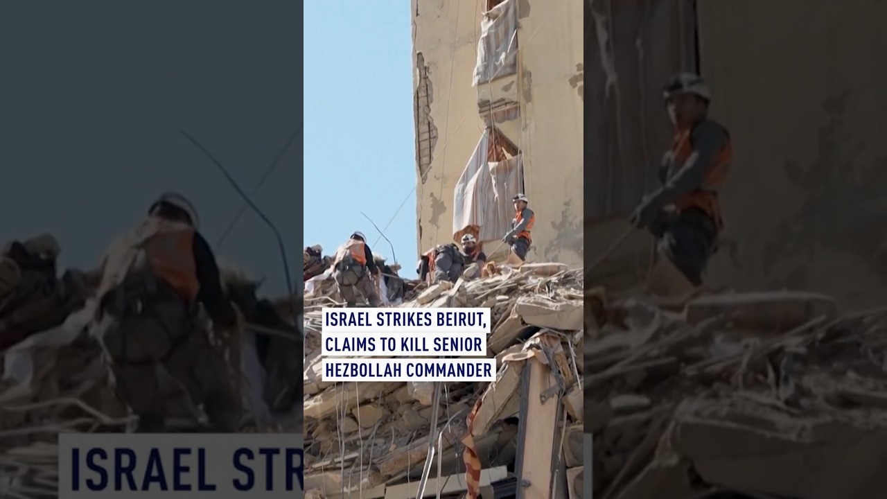 Israel strikes Beirut, claims to kill senior Hezbollah commander