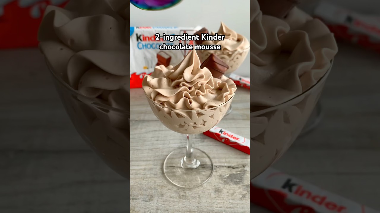 2-ingredient Kinder mousse