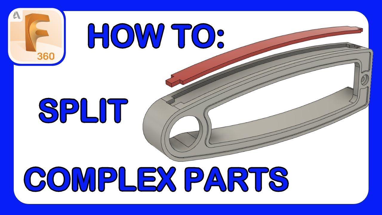 How Many Ways Can We Split A Solid Body? | Split Complex Shapes with Solids and Surfaces #fusion360
