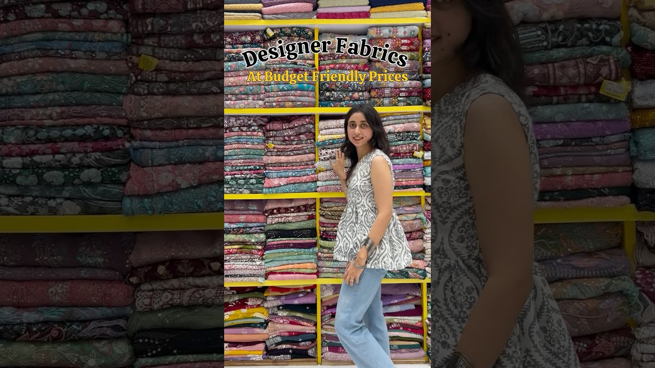 Designer Fabrics at Budget Friendly Prices ! #stealdeal # streetshopping #bangaloremarkets