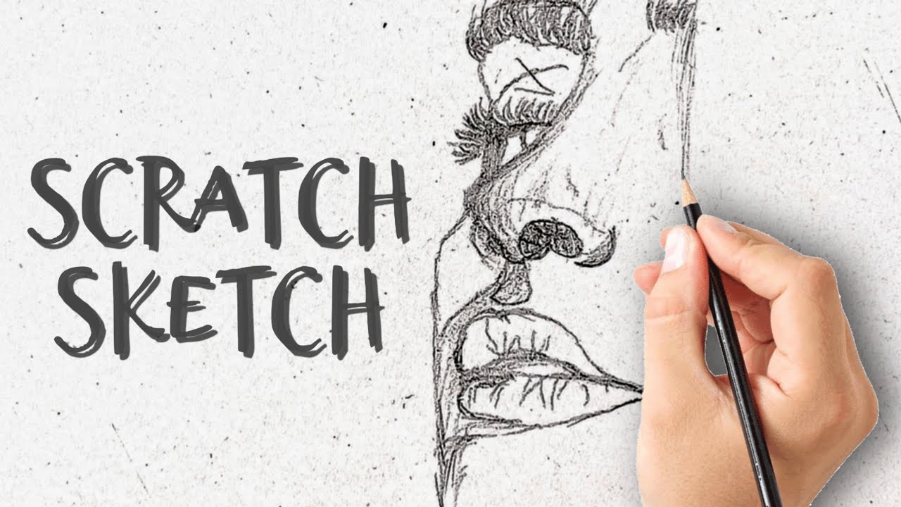 How to Draw a Lady's Face with Rough Lines: Beginner's Guide | Outline Method