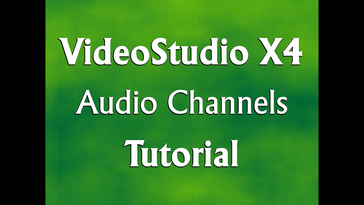 Corel VideoStudio Pro X4 - How to Duplicate Audio Channels Tutorial
