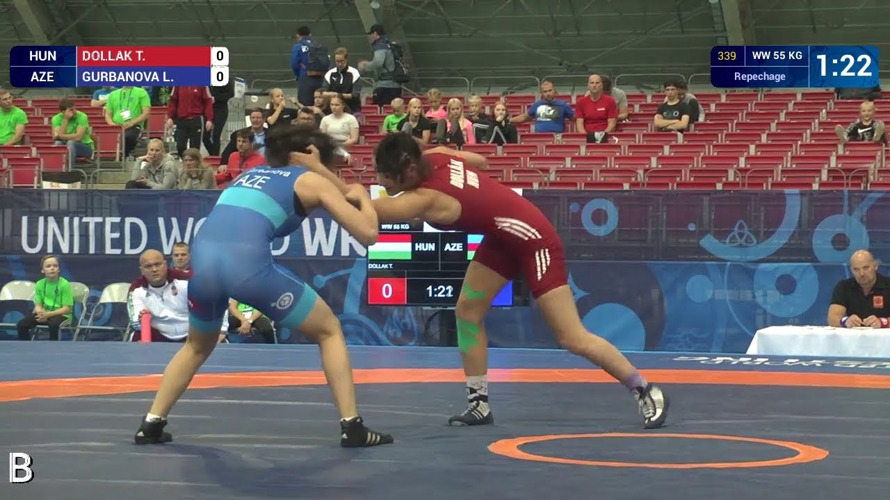Repechage WW - 55 kg: L. GURBANOVA (AZE) df. T. DOLLAK (HUN) by VPO1, 15-7