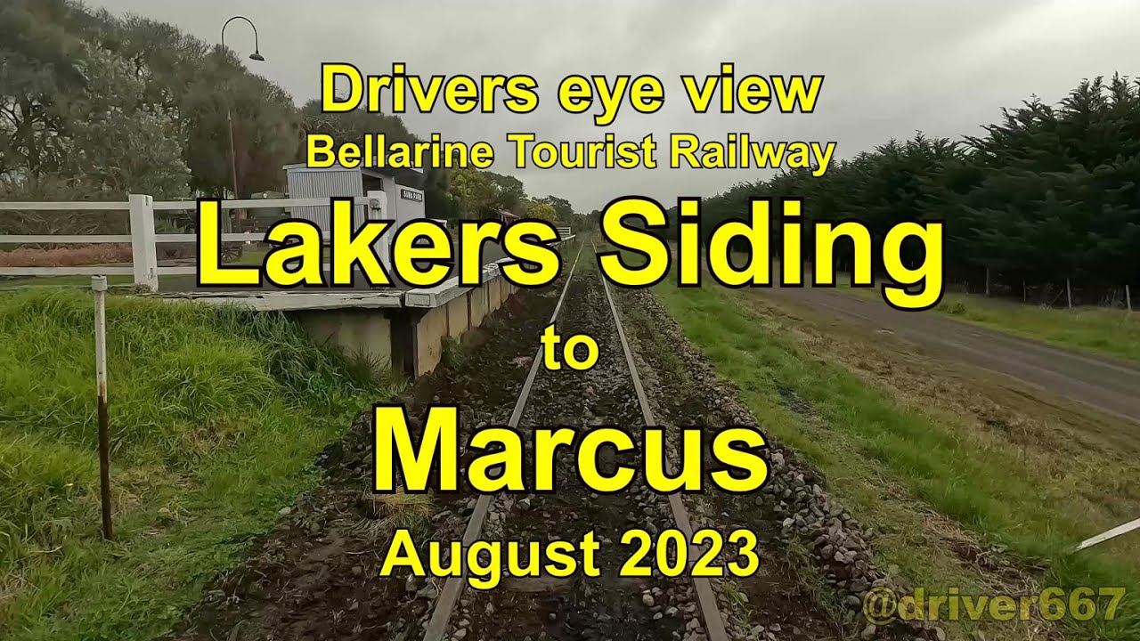 Drivers eye view, Lakers Siding to Marcus, August 2023