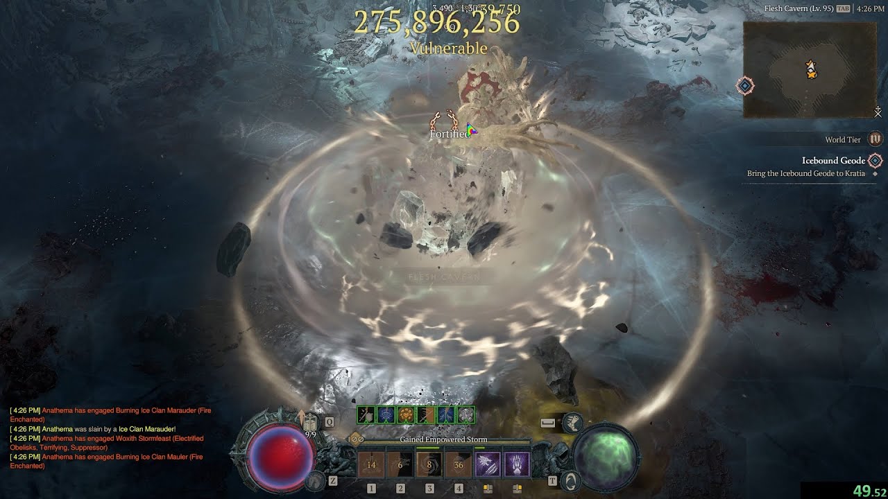 S1 Diablo 4 Speedrun | 49.46 T100 Hoarfrost Demise with EB Druid