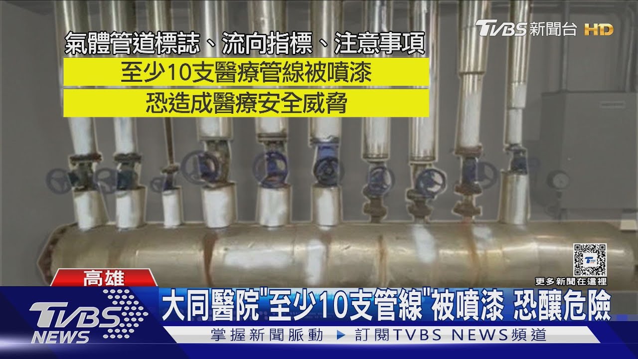 繼經營權之爭...大同醫院「至少10支管線被噴漆」 檢調著手調查｜TVBS新聞 @TVBSNEWS02