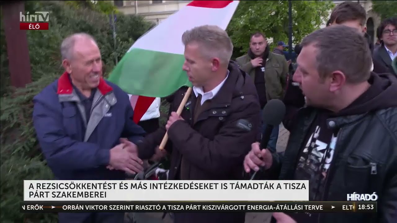 &Ouml;ssztűz alatt a rezsics&ouml;kkent&eacute;s a Tisza P&aacute;rt h&aacute;za t&aacute;j&aacute;n - H&iacute;rTV