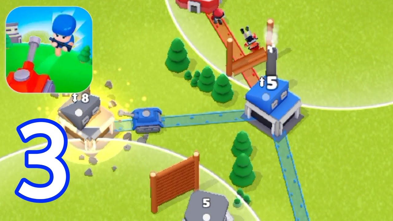 Tower War - Tactical Conquest - Walkthrough Gameplay All Levels 21-30 [Part 3]