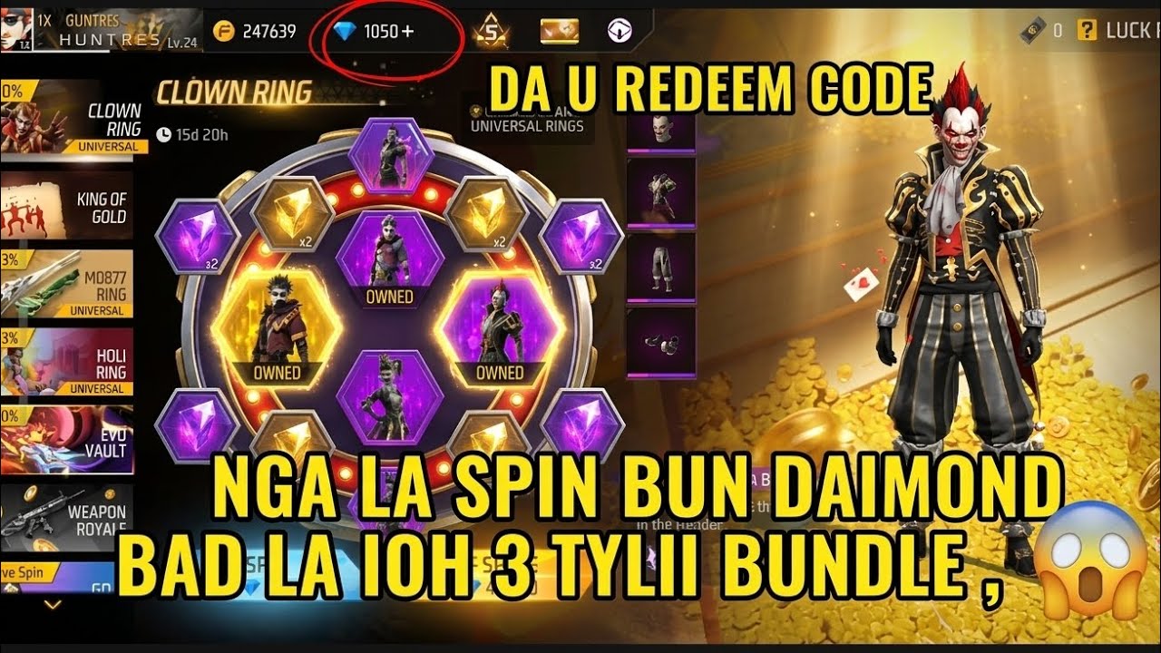 Old Joker bundle return chol ngin spin noh dang bun ki daimond 😱😱😱 #khasi 