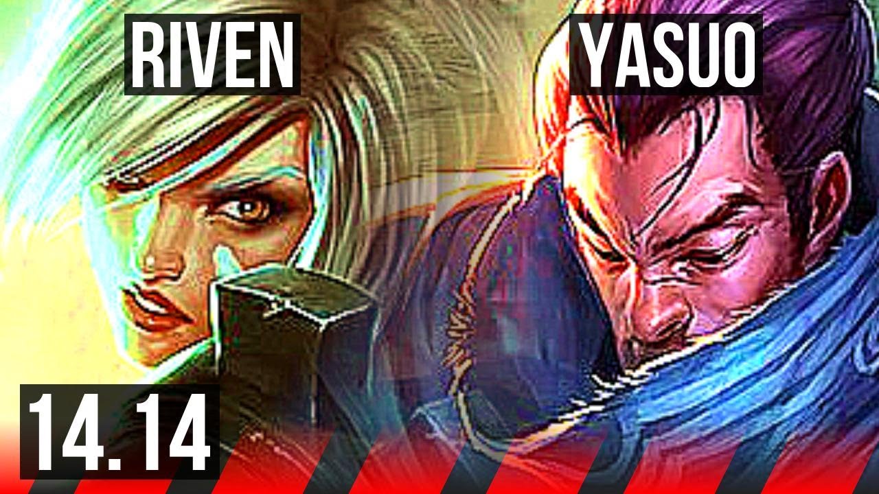 RIVEN vs YASUO (TOP) | 67% winrate, 4/0/1 | EUW Master | 14.14