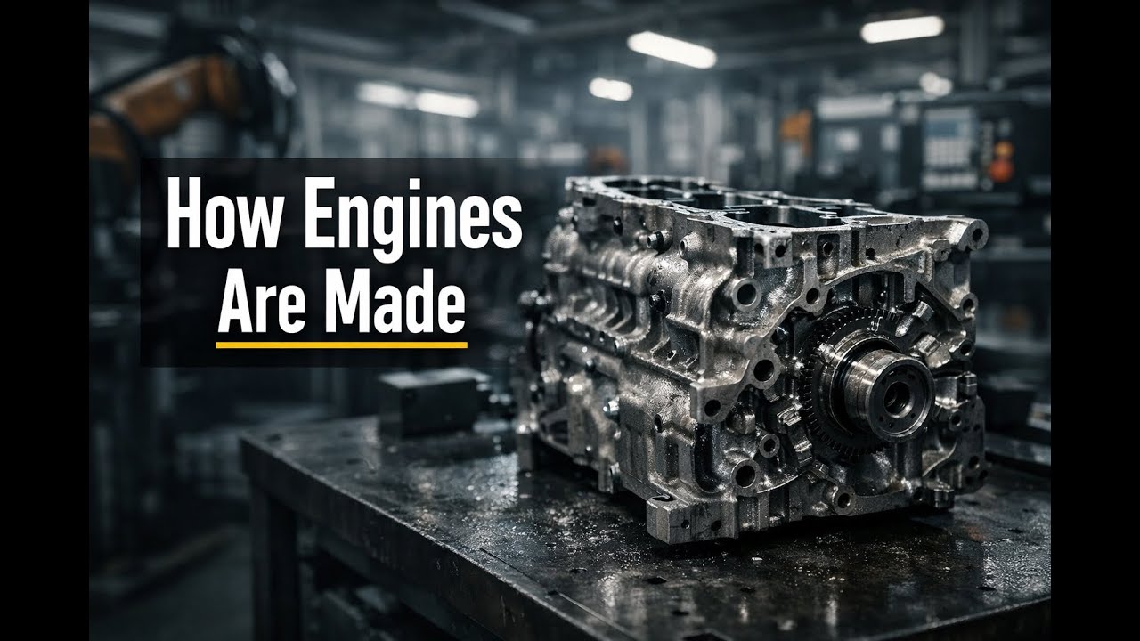 How Car Engines Are Made | Complete Engine Manufacturing Process (Factory Tour)