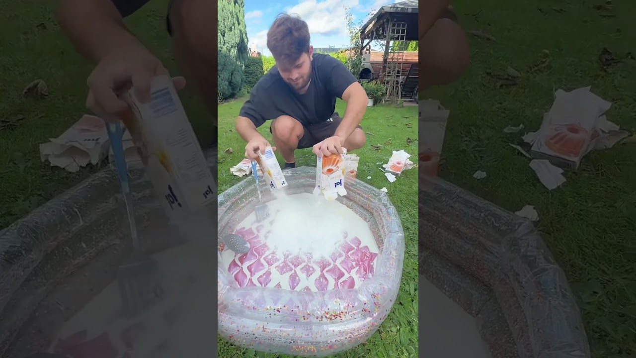 Wir machen einen Pool mit TREIBSAND!!