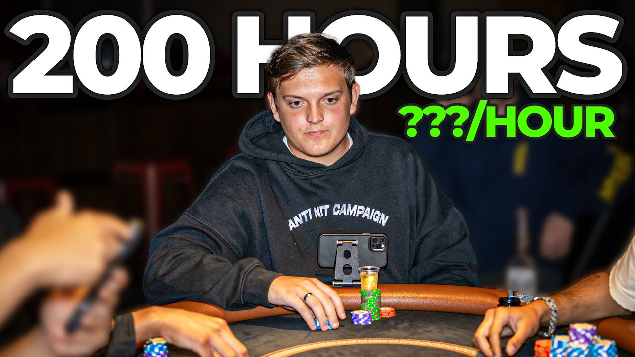 Playing 200 Hours of Poker in 30 Days (FINALE)