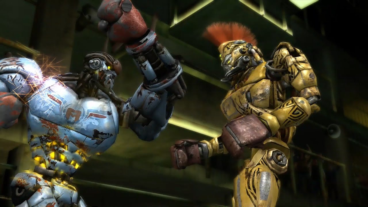 REAL STEEL THE VIDEO GAME - MIDAS vs AMBUSH & NOISY BOY