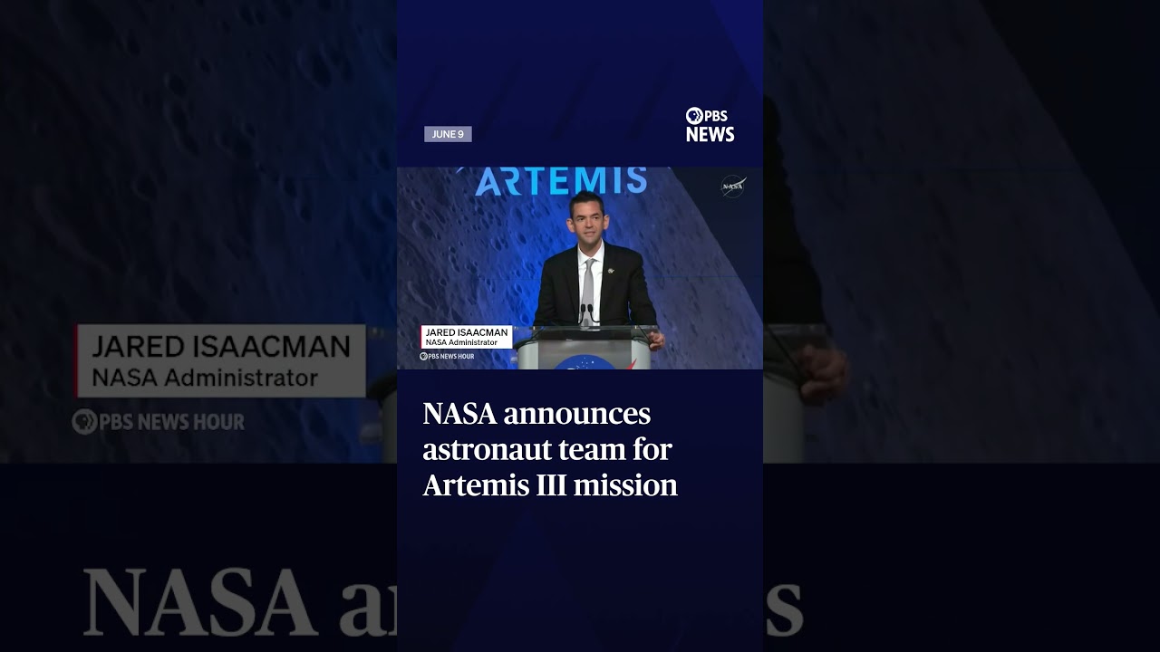 NASA announces astronaut team for Artemis III mission