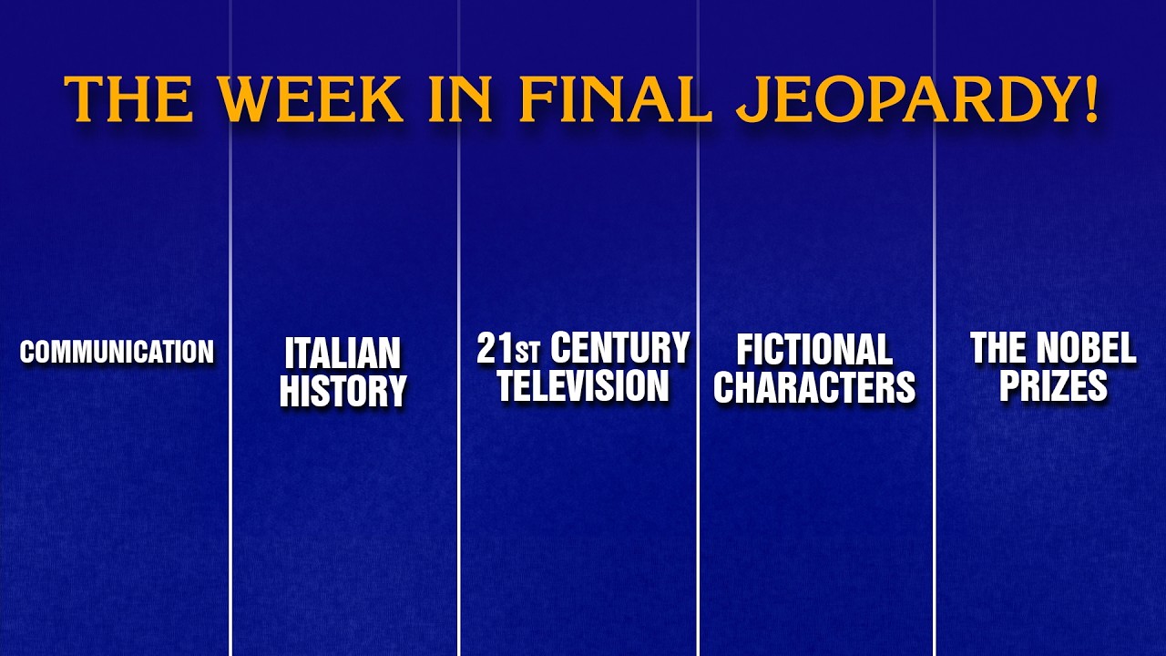 A Week in Final Jeopardy!: 3/31/25-4/4/25 | JEOPARDY!
