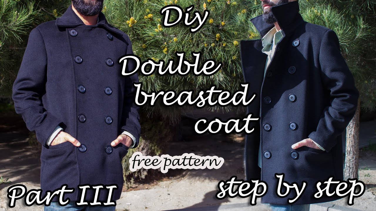 Diy Double breasted coat Part 3 | Step by Step