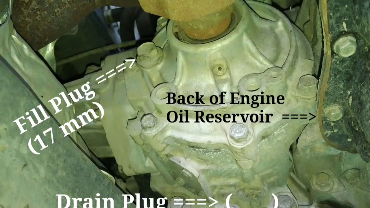 2015 Jeep Patriot Transfer Case (PTU) Gear Oil Change