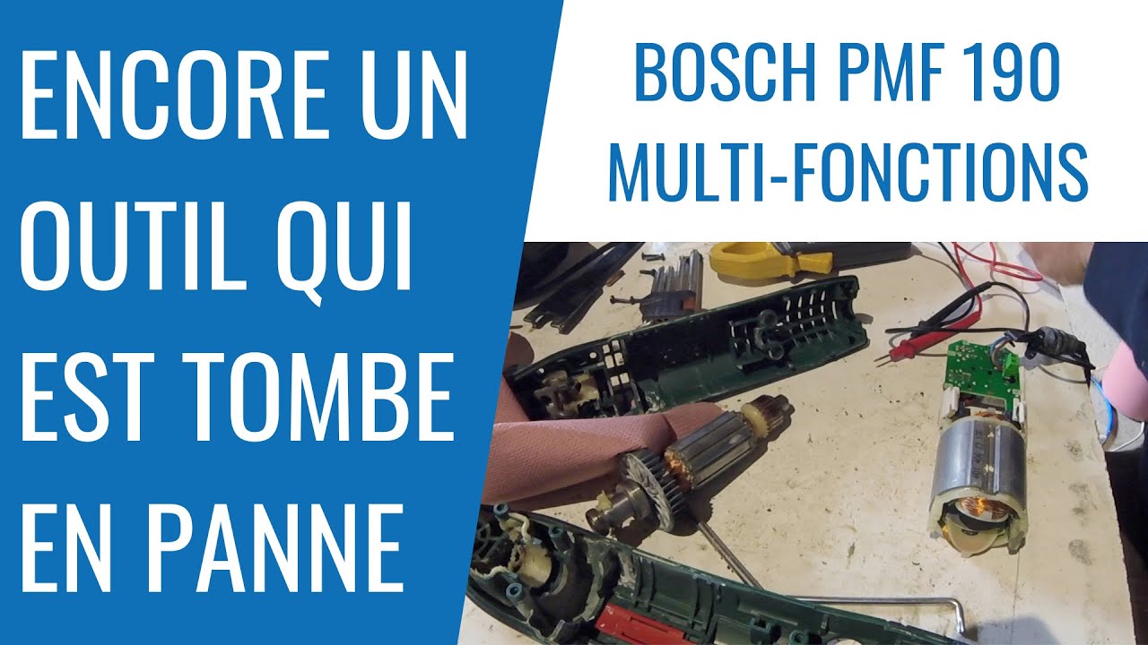 Panne de mon outil Bosch Multifonctions PMF190