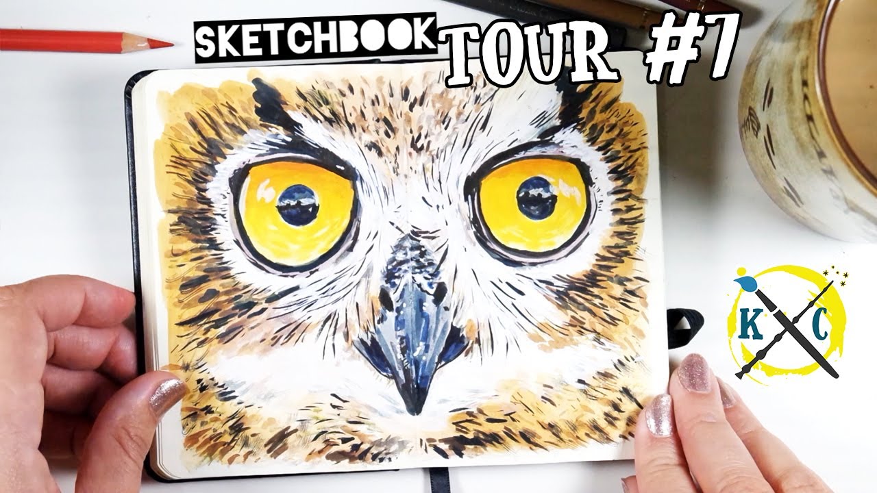 SKETCHBOOK TOUR #7 | Royal Talens Art Creation 