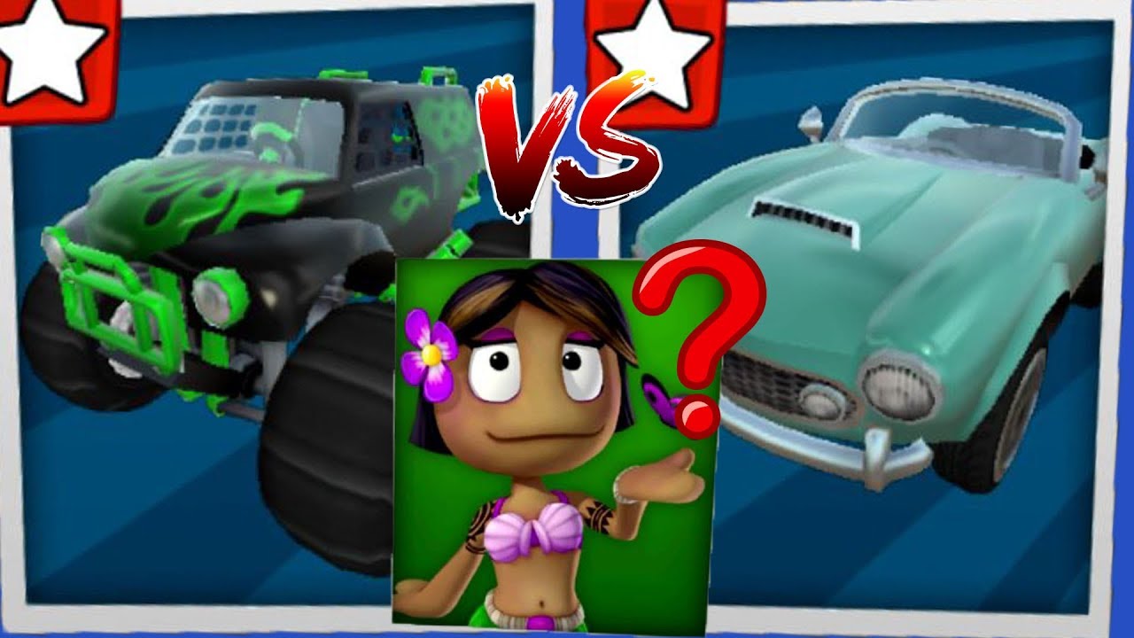 Skull Knocker  vs Giro 930 part 1 - Skull Knocker beats Giro 930 4 : 1 - Beach Buggy Racing 2
