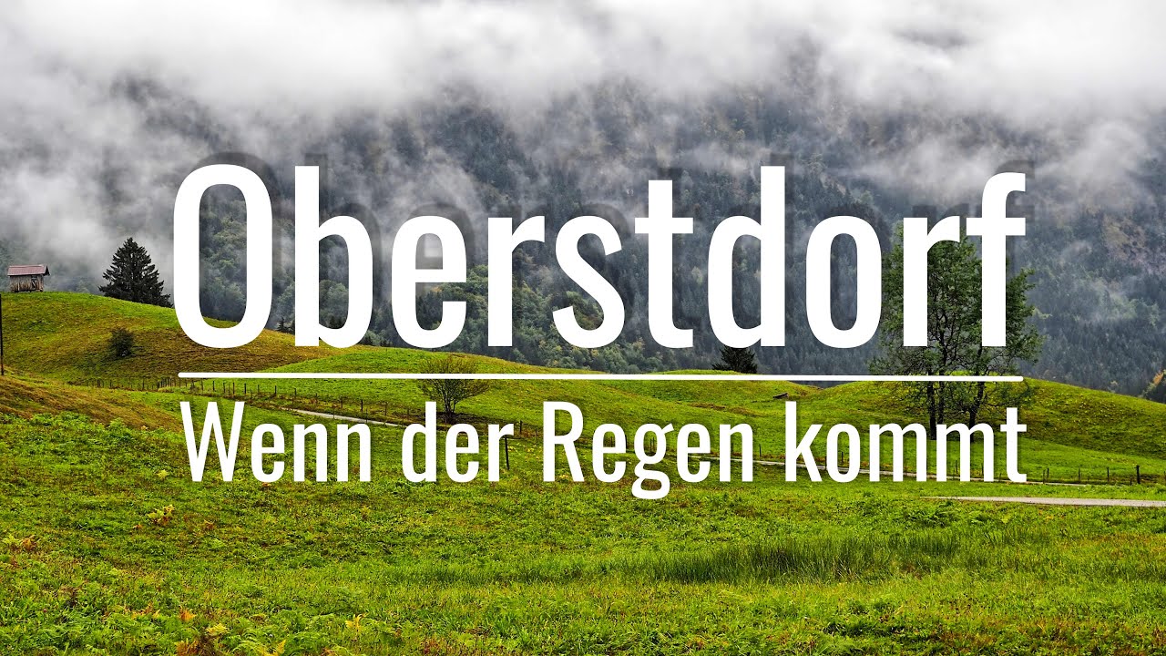 Oberstdorf (Allg&auml;u) - Im Allg&auml;uregen durch das Trettachtal zur Hofmannsruh