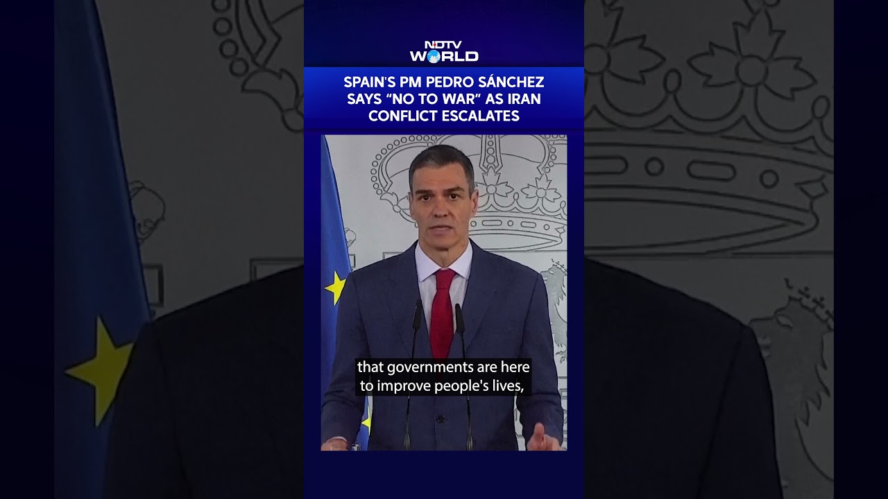 Spain's PM Pedro S&aacute;nchez Says &ldquo;No To War&rdquo; As Iran Conflict Escalates
