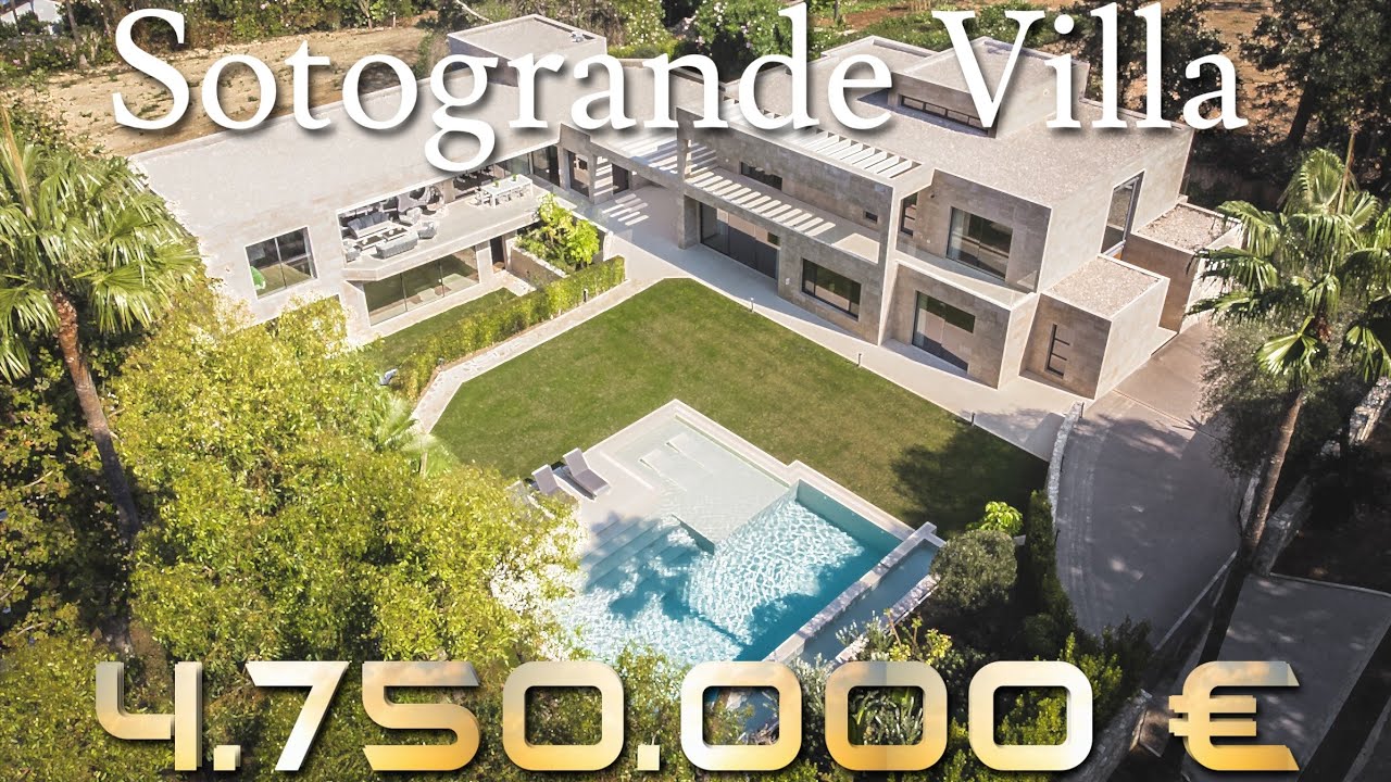 4.750.000 € VILLA EN SOTOGRANDE | ZONA EXCLUSIVA JUNTO AL GOLF Y AL MAR