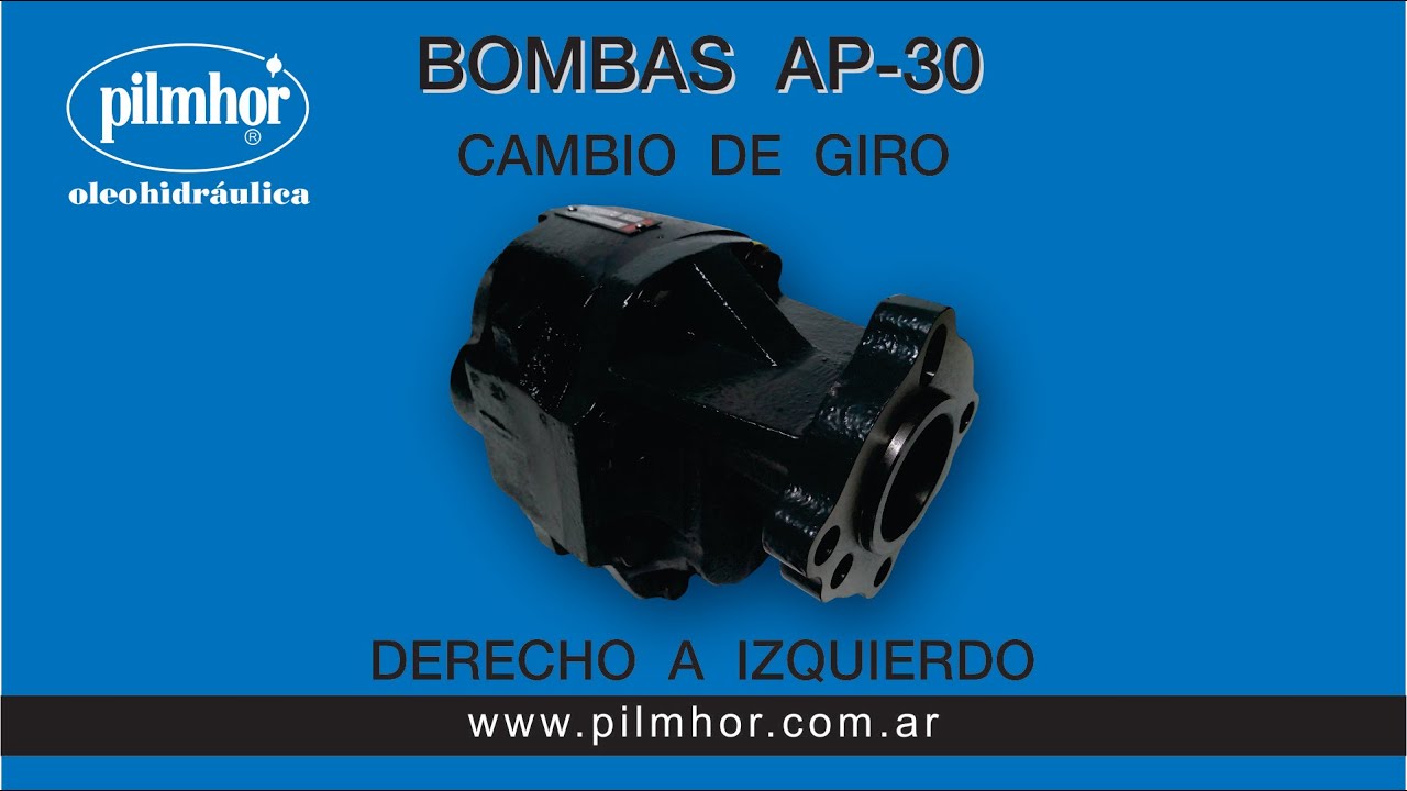 Cambio de Giro de Bomba a Engranajes AP-30 (DER a IZQ)