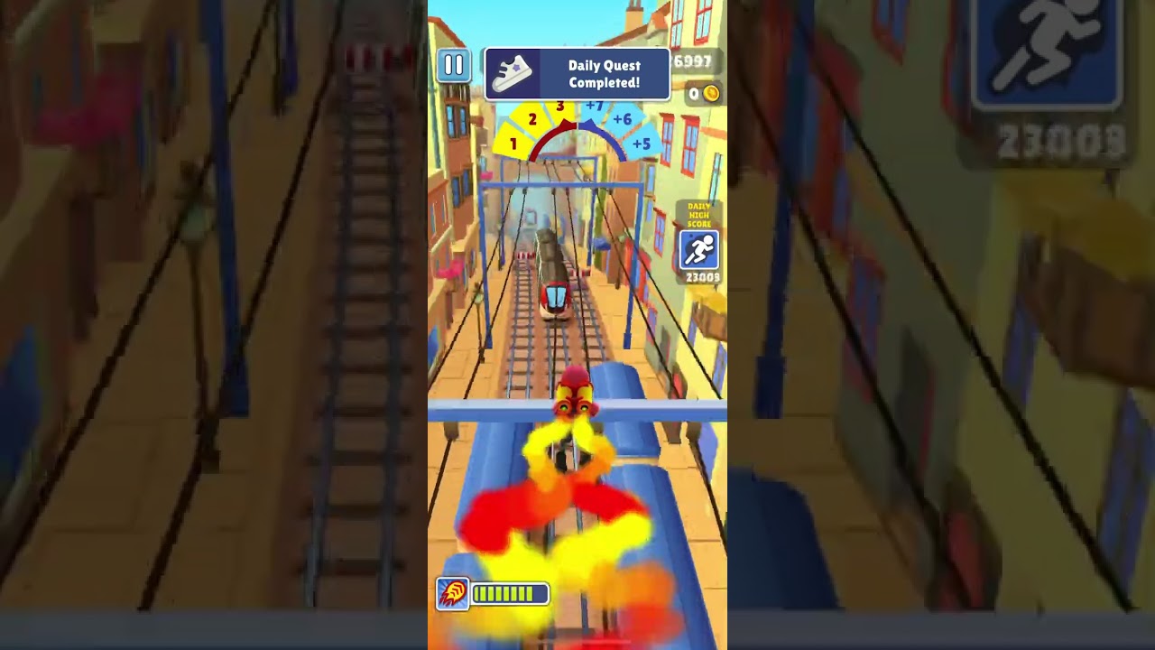 Subway surfer speedrun