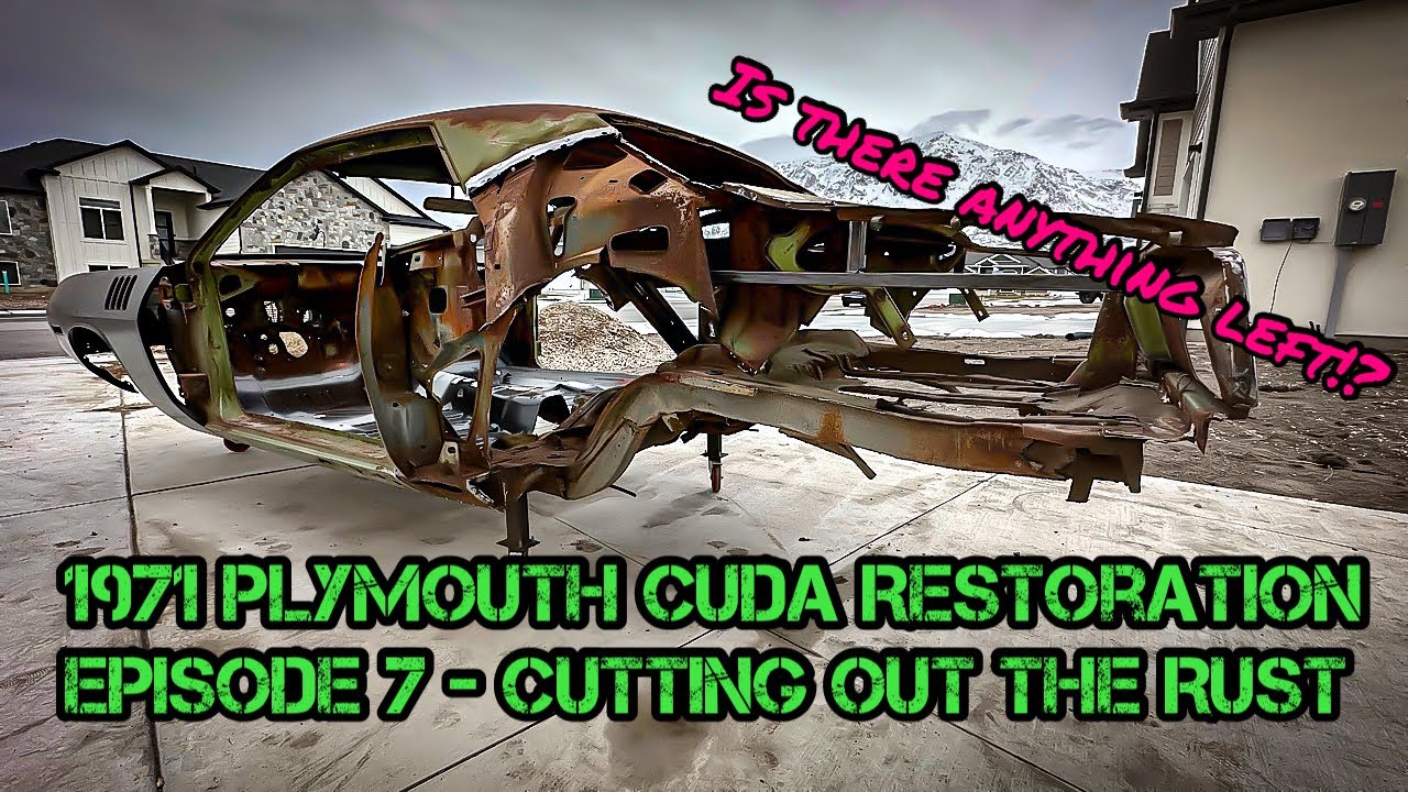 Реставрация Plymouth Cuda 1971 года — Эпизод 7 — Удаление ржавчины