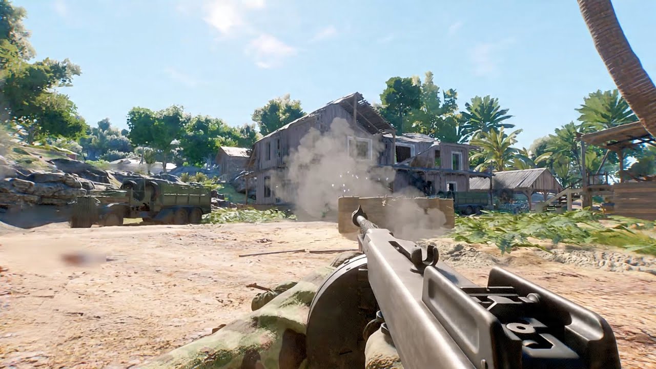 Enlisted Gameplay | Pacific War Munda Trail – Japan Vs US Army