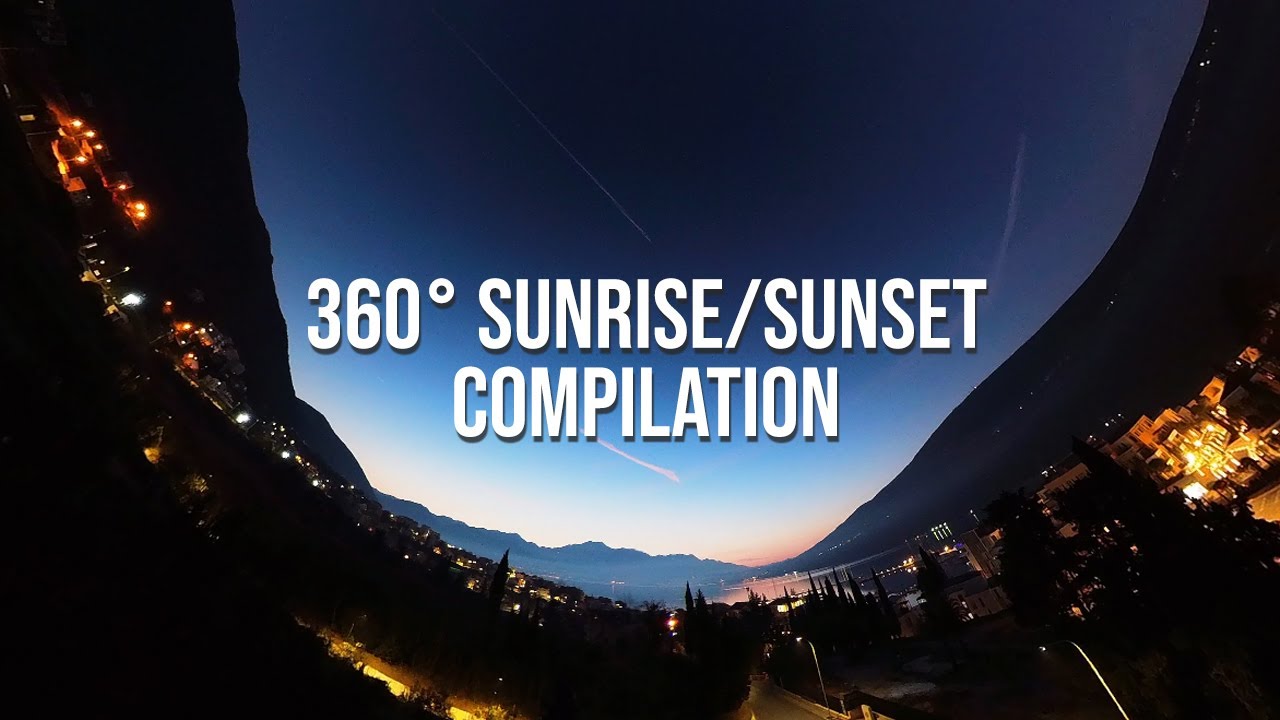 360 Sunrise/Sunset Timelapses Compilation | Amazing Nature Views for VR