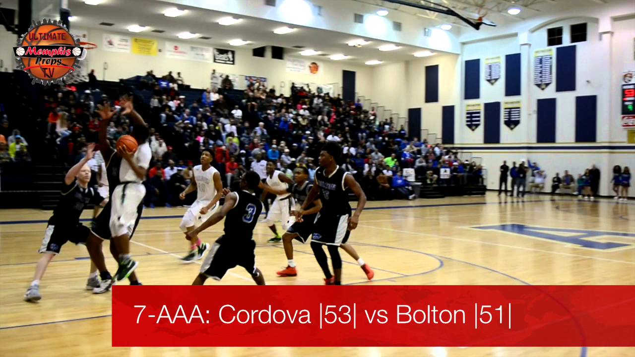 7-AAA Tourney Championship: Cordova VS Bolton