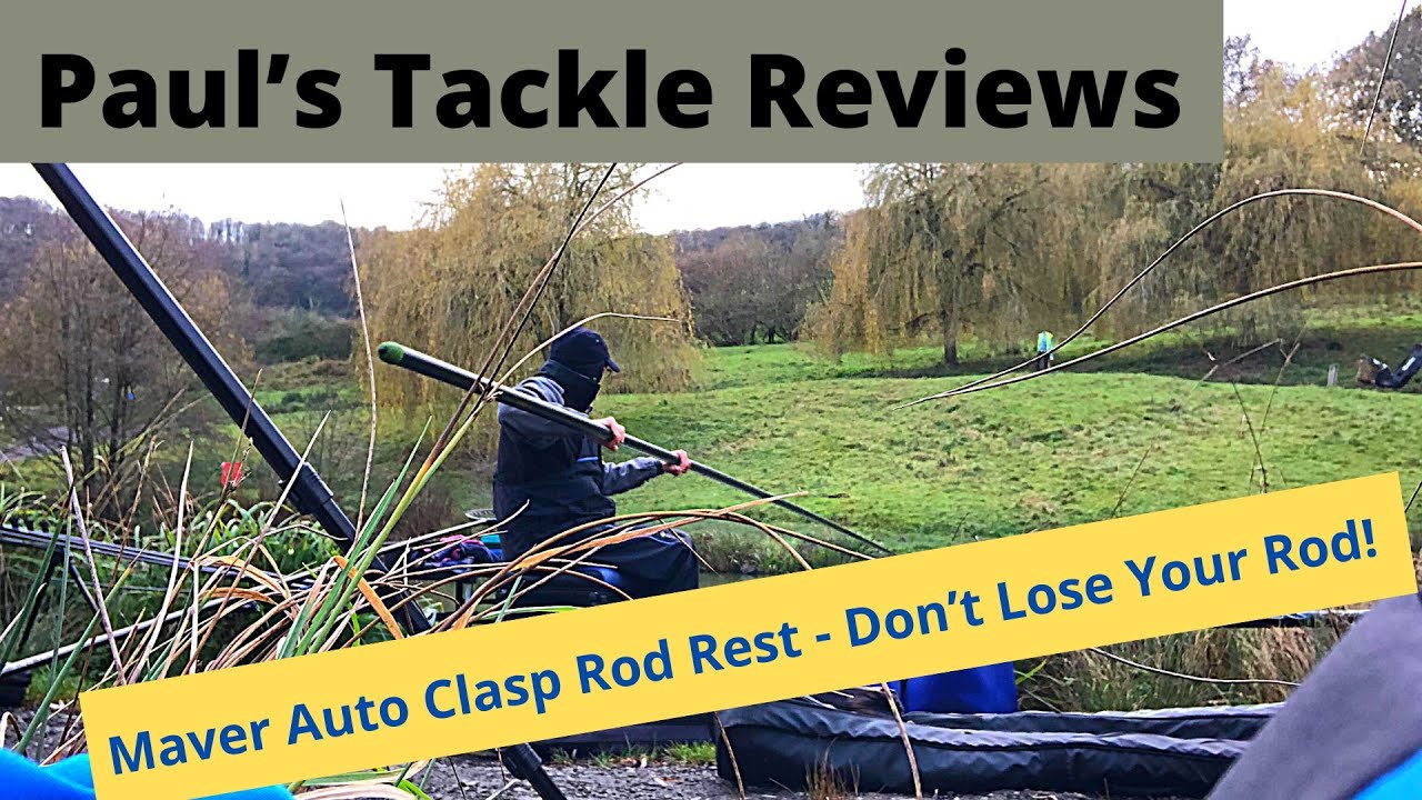 Paul&rsquo;s Tackle Reviews - Maver Auto Clasp Rod Rest - Don&rsquo;t Lose Your Rod!