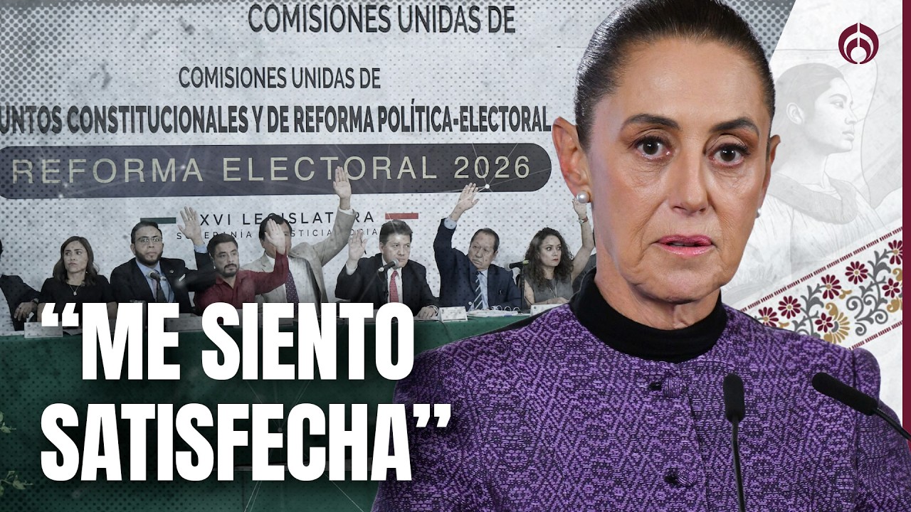 Reforma Electoral en manos del Congreso: Sheinbaum dice “ya cumplí”