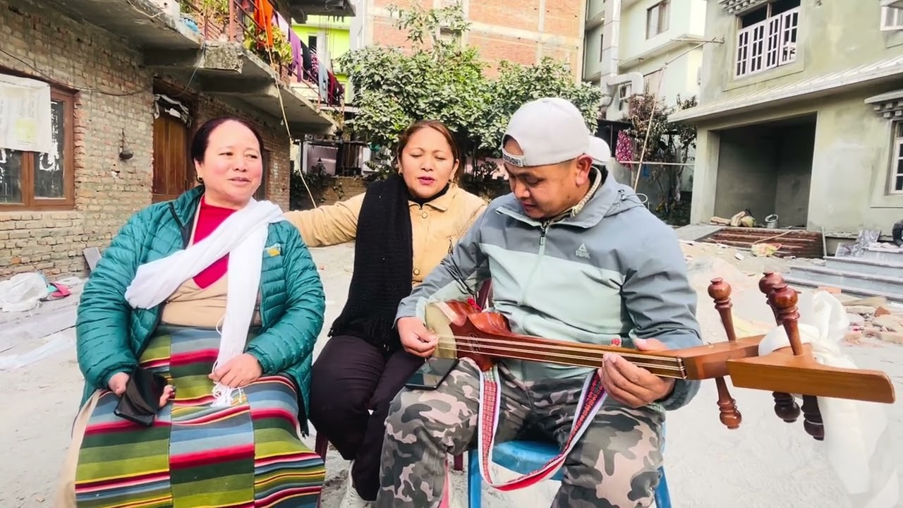 Practice Sherpa song with Tungna 